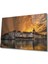 Gün Batımı Şehir Göl Cam Tablomiyremsunset City Lake Painting 36X23-MIYREM 1