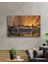 Gün Batımı Şehir Göl Cam Tablomiyremsunset City Lake Painting 36X23-MIYREM 2