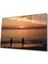 Gün Batımı Deniz Sahil Cam Tablo 36X23-MIYREM 1