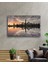 Gün Batımı Şehir Manzara Cam Tablo 36X23-MIYREM 2