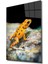 Sarı Kurbağa Cam Tablo Yellow Frog 36X23-MIYREM 1