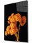 Sarı Turuncu Çiçek Cam Tablo Yellow Orange Flower 36X23-MIYREM 1