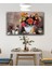Renkli Çiçek Cam Tablomiyremcolorful Flower Table 36X23-MIYREM 2