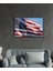 Amerika Bayrağı Cam Tablo America Flag 36X23-MIYREM 2