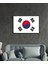 Güney Kore Bayrağı Cam Tablo South Korea Flag 36X23-MIYREM 2
