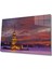 Kızıl Gökyüzü Kız Kulesi Manzaralı Cam Tablo 36X23-MIYREM 1