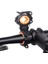 Siyah Stil Bisiklet Işık Klipsi Sabit Braket Bisiklet Tutucu LED Torch Far Rafları Montaj 360 Derece Dönebilen Işık Standı Sürme Aksesuarı (Yurt Dışından) 2