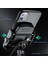 M8-Siyah Stili Kablosuz Şarjlı Bisiklet Telefon Tutucu Qc3.0 Hızlı Şarj Motosiklet Bisiklet Cep Telefonu Tutucu Gidon Montaj Standı Gps Braketi (Yurt Dışından) 4