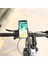 Gidon Siyah Stil Alüminyum Alaşımlı Motosiklet Bisiklet Telefon Tutacağı 4-Martphone Gps mm Gidon Dağı Motosiklet Aksesuarları (Yurt Dışından) 4