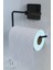 Yapışkanlı Kare Havluluk Askısı Tuvalet Wc Kağıtlık ve Yapışkanlı 2 Kancalı Askılık Havlu 3'lü Set 3