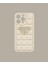 Krem Kabartmalı Telefon Kılıfı - DK022 - iPhone 13 Pro 1