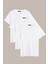 Metalıc Erkek Çok Renkli T- Shirt Regular Fit Rahat Kesim V Yaka 3'lü Basic Tişört Paketi 1