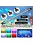 Ab Fiş Tarzı 38CM Renkli Bluetooth App LED Akvaryum Balık Tankı Işık Rgb Renk Değişen Sualtı Işık Dalgıç Kristal Cam Işıklar (Yurt Dışından) 2