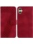 Samsung Galaxy A05 Kabartmalı Desen Pu Deri Flip Folio Kapak (Yurt Dışından) 1