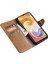 Samsung Galaxy Için Idewei M13 4g Cüzdan Telefon Kılıf Standı Stand Anti-Çizelge Dokulu Pu Deri Telefon Kapağı Kabuk-Kahverengi (Yurt Dışından) 2