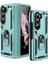 Tpu+Pc Samsung Galaxy Z Fold5 5g Ring Tutucu Kickstand Kapak Araba Montajı Metal Grayish Green (Yurt Dışından) 2