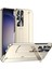 Samsung Galaxy S23 Için Ultra Elektrokaplama Telefon Kılıfı Sabit Pc Gizli Kickstand Back Cover-Champagne Altın (Yurt Dışından) 1