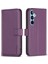 Samsung Galaxy A54 5g Stand Cüzdan Telefon Kılıfı Deri+Tpu Telefon Kapak-Dark Mor (Yurt Dışından) 1