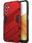 Samsung Galaxy A24 4g Kickstand Tpu+Pc Koruyucu Cep Telefonu Kapak-Kırmızı (Yurt Dışından) 1