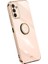 Samsung Galaxy F13 Için Xinli 4g Hassas Lens Kesim Anti-Fall Anti Tele Kılıfı Kickstand Elektrokaplatma Altın Kenar Yumuşak Tpu Kapak-Pembe (Yurt Dışından) 1