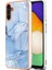 Samsung Galaxy A14 Için Tpu Kılıfı A14 5g Elektrapılaşma Imd Telefon Kabuğu Mermer Deseni 2.0mm Telefon Kapak Mavisi (Yurt Dışından) 1