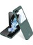 Samsung Galaxy Z Flip5 Için Gkk 5g Sert Pc Telefon Kılıfı Temperli Cam Ekran Film Yeşili ile Ultra Ince Kapak (Yurt Dışından) 1