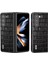 Samsung Galaxy Z Fold5 5g Telefon Kılıfı Orijinal Inek Deri Timsah Doku Ince Telefon Kapak Black (Yurt Dışından) 1
