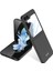 Samsung Galaxy Z Flip5 Için Gkk 5g Sert Pc Telefon Kılıfı Temperli Cam Ekran Film-Black ile Ultra Ince Kapak (Yurt Dışından) 1