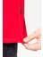 Erkek Kırmızı Slim Fit Pamuklu Kısa Kollu V Yaka T-Shirt 3