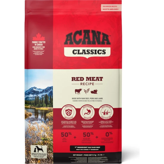 Acana Classics Red Meat Köpek Maması 9,7 Kg