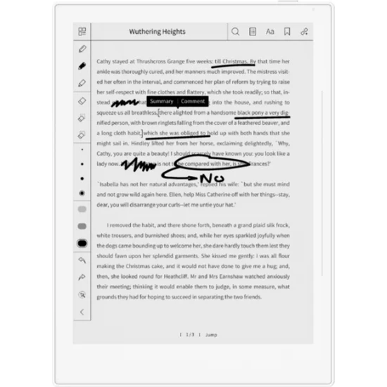 Supernote Nomad A6 X2 E Kitap Okuyucu 7.8 + Kılıf + Staedtler Noris Dijital Jumbo Stylus Kalem