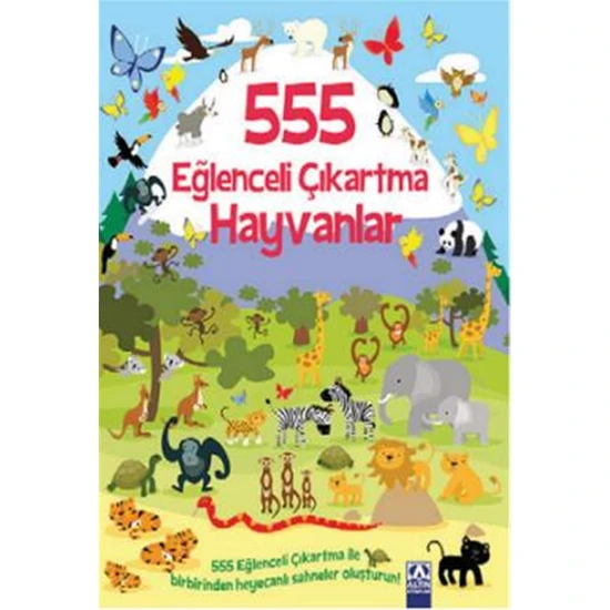555 Eğlenceli Çıkartma-Hayvanlar