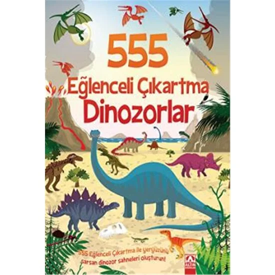 555 Eğlenceli Çıkartma-Dinozorlar