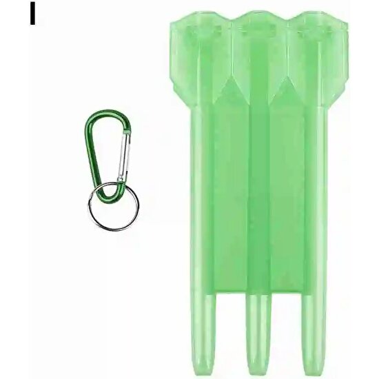Chaoduo Shop Yeşil Stil 1 Adet Dart Casewallet Plastik Dart Kutusu Şeffaf Dart Şeffaf Malzeme Taşınabilir Depolama 5 Renk Kutusu Dart Aksesuarları (Yurt Dışından)