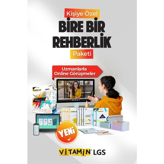 Vitamin Lgs Süper Set 2025 + 8. Sınıf Bire Bir Rehberlik Desteği