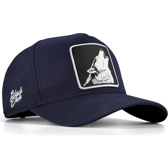 Black Börk  V1 Baseball Kurt - 3sk Kod Logolu Unisex Lacivert Şapka (Cap)