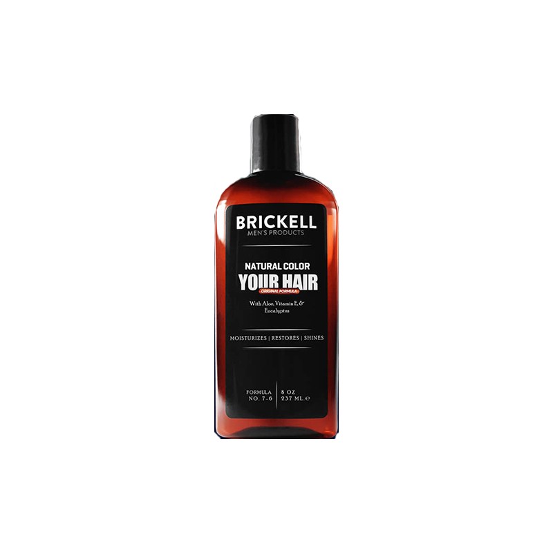 Brickell Saç, Sakal Beyazlık Giderci Ve Renklendirci Şampuan 237 Ml 3 Ad. Hair, Beard Whiteness Remover And Color Color Shampoo 237ml 3 Pc.