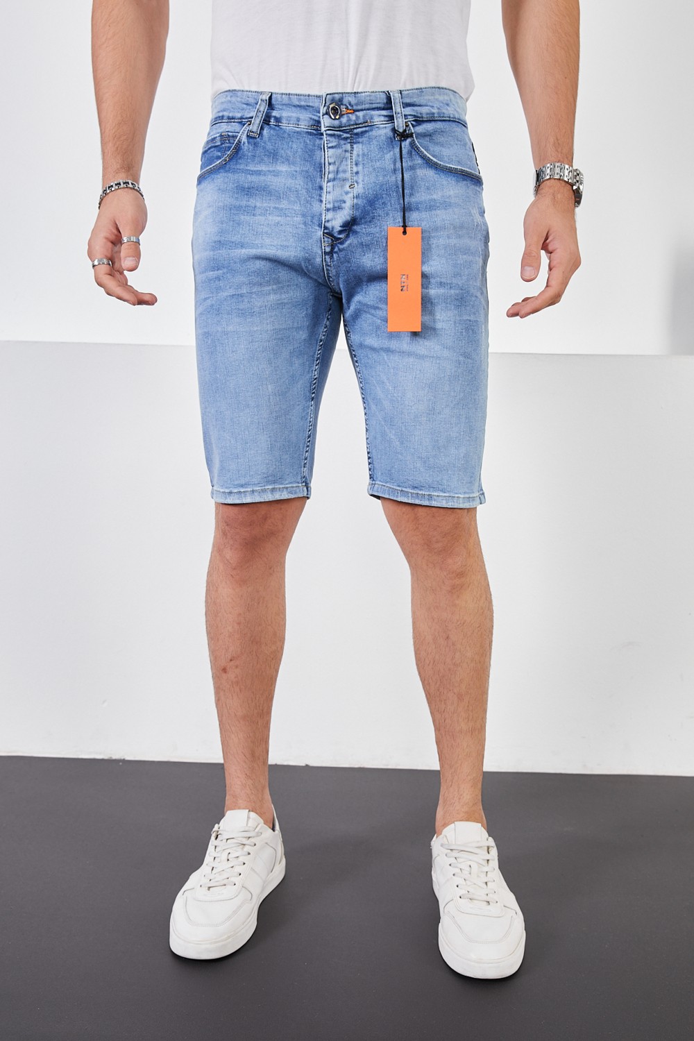 Frankness Jeans Erkek Kot Şort görsel 3