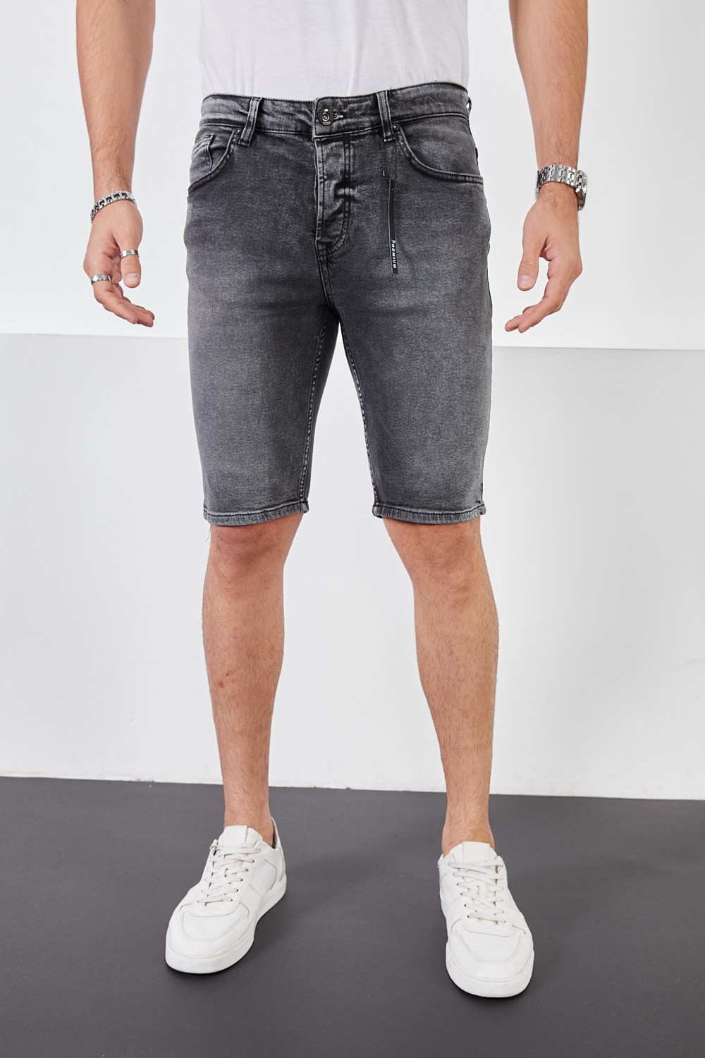 Frankness Jeans Erkek Kot Şort görsel 8