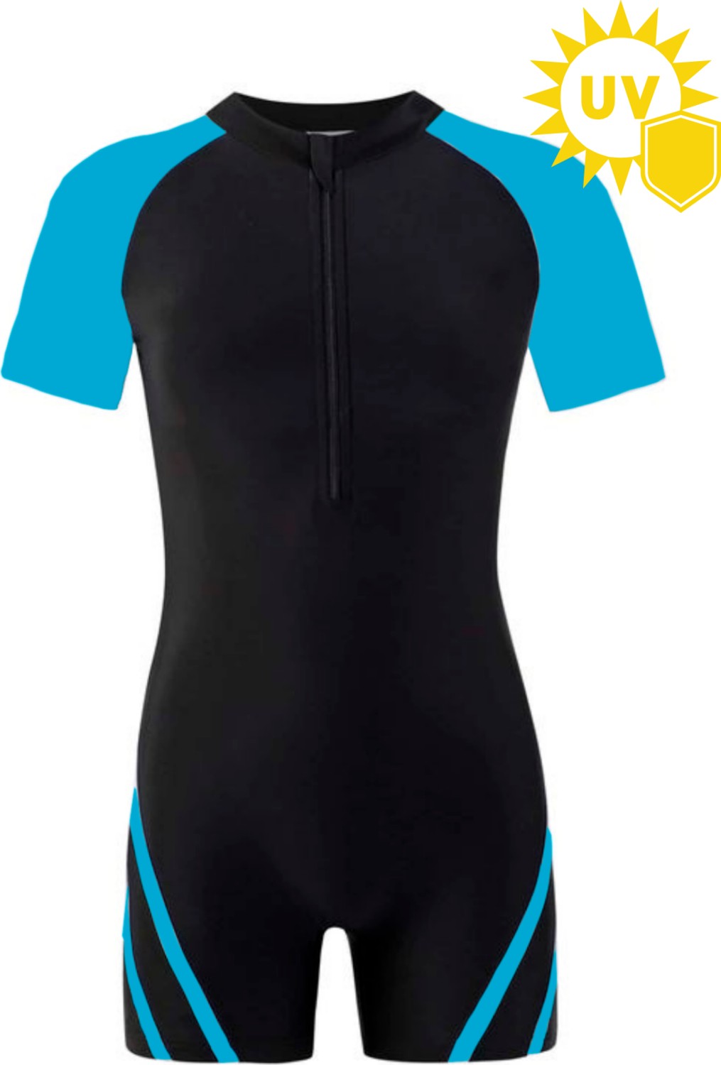 İYİBU Çocuk Uv Korumalı Kısa Kollu Yüzücü Tulum Mayo Havuz ve Deniz Mayosu Kids Swimwear Unisex görsel 4