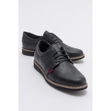 Ccway Erkek Dikişli Ayakkabı Siyah Siyah