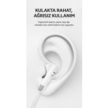 Lucatech Samsung Huawei Xiaomi Oppo Uyumlu 3.5mm Jack Mikrofonlu Kulaklık