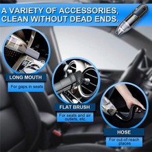 Gui Xulian Silhouette El Araba Elektrikli Süpürge, Araba Araç ve Ev Için Evrensel 12V 6000PA Otomatik Mini Elektrikli Süpürge (Yurt Dışından)