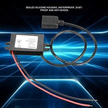 Gui Xulian Araç Güç Dönüştürücü Dc 12V - 5V 3A Gerilim Dönüştürücü, Telefon Şarjı Için Tek USB Adaptör Konnektörleri ile Araç Ses (Yurt Dışından)