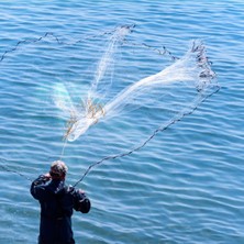 Tlg Shop 8m Uzunluğunda 0.7m Yüksekliğinde Stil Naylon Balık Ağı Balık Örgü Tuzak Üç Katmanlı Monofilament Solungaç Ağı Netleştirme Açık Olta Takımı Araçları (Yurt Dışından)