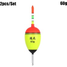 Tlg Shop 60G Tarzı 2 Adet Yüksek Li Bobber Sıcak Aydınlık Eva Köpük Balıkçılık Gece Şamandıra Işık Çubuğu Topu Boia (Yurt Dışından)
