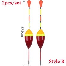 Tlg Shop B Tarzı Olorful Balıkçılık Şamandıraları Set Şamandıra Bobber Balıkçılık Işık Çubuğu Şamandıraları Dalgalı Karışık Boyut Olta Takımı Balıkçılık Aksesuarları (Yurt Dışından)