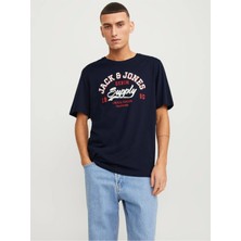 Giyinsen Jack & Jones Jjelogo Tee Ss O-Neck 2 Col SS24 Sn Erkek Tişört - 12246690