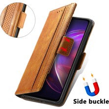 SZY Market Vıvo V21 Cüzdan Kılıfı, Kart Tutuculu Pu Deri Flip Kılıf Rfıd Engelleme Kickstand Telefon Kapağı (Yurt Dışından)