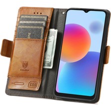 SZY Market Zte Blade A52 Cüzdan Kılıfı, Kart Tutuculu Pu Deri Flip Kılıf Rfıd Engelleme Kickstand Telefon Kapağı (Yurt Dışından)